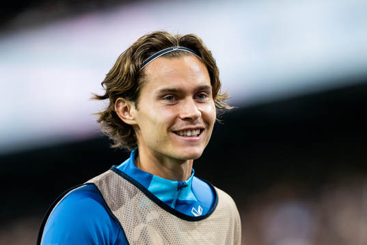 Markus Solbakken of Norway warms up