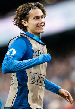Markus Solbakken of Norway warms up