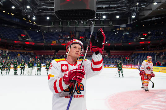 Toni Rajala of EHC Biel-Bienne