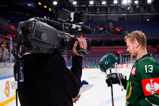 After the CHL game between Färjestad and EHC Biel-Bienne