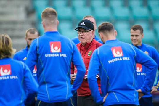 Head coach Janne Andersson of the Swedish national football