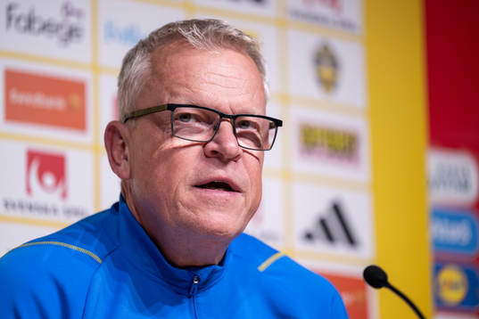 Head coach Janne Andersson of the Swedish national football