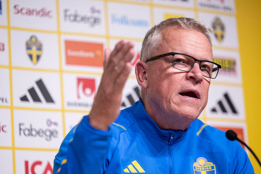 Head coach Janne Andersson of the Swedish national football