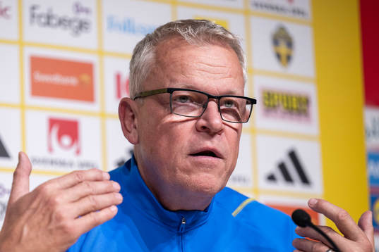 Head coach Janne Andersson of the Swedish national football