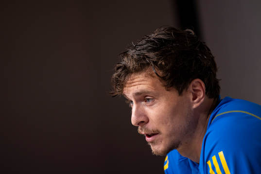 Victor Nilsson Lindelöf of the Swedish national football