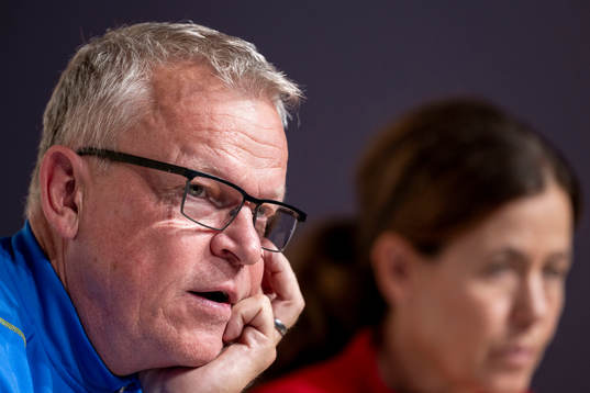 Head coach Janne Andersson of the Swedish national football