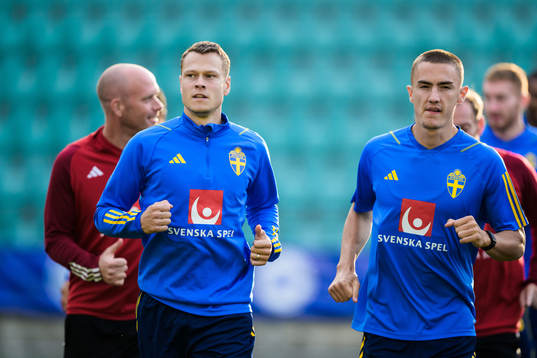 Viktor Claesson and Gustaf Lagerbielke of the Swedish