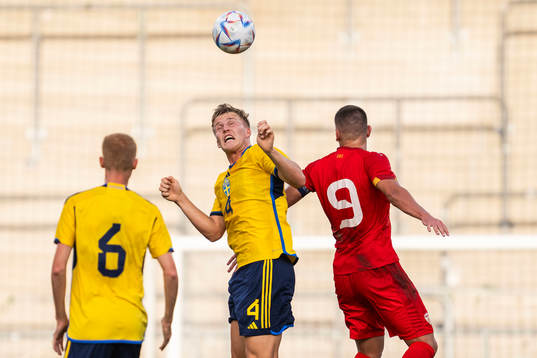 Casper Widell of Sweden and Mario Ilievski of North