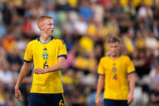Bläddra bland fler bilder av Football, UEFA European Under-21 Qualifier, Sweden - North Macedonia