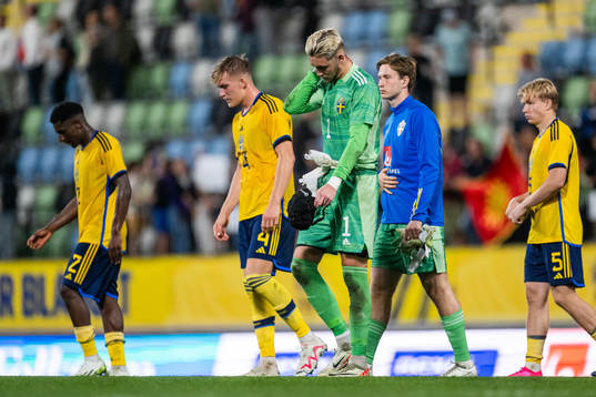 Josafat Mendes, Casper Widell, goalkeeper Noel Törnqvist,