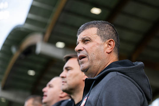 Head coach Dragan Kanatlarovski of North Macedonia