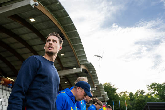 Head coach Daniel Bäckström and assistant coach Viktor