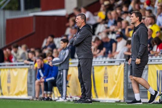 Head coach Dragan Kanatlarovski of North Macedonia