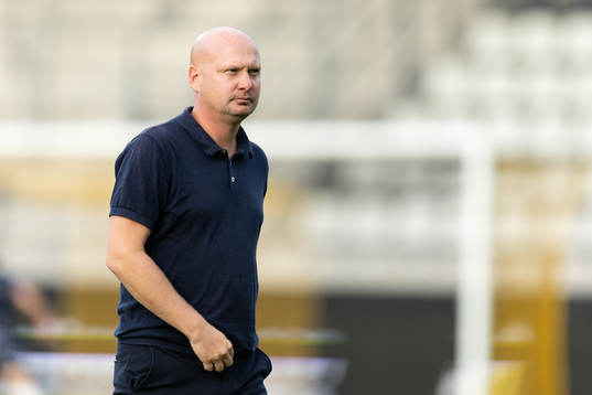 FC Rosengårds assisterande tränare Joel Kjetselberg innan