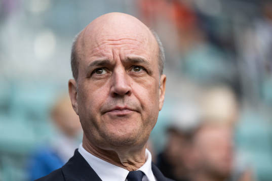 Fredrik Reinfeldt, president of the Swedish Football