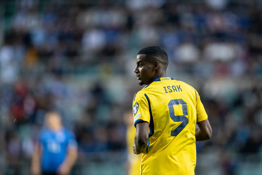 Alexander Isak of Sweden