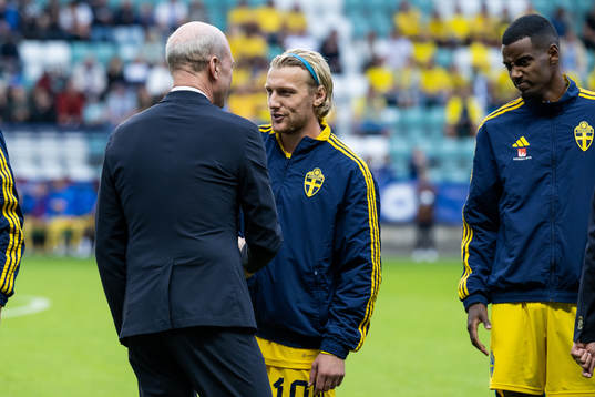 Fredrik Reinfeldt, president of the Swedish Football