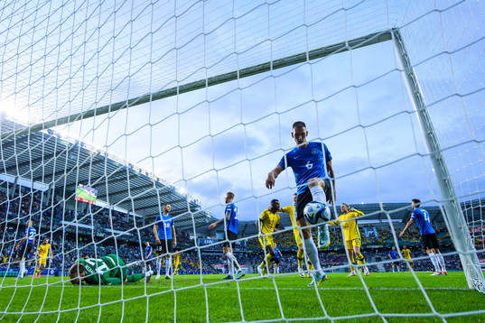 Alexander Isak, Viktor Gyökeres and Emil Forsberg of