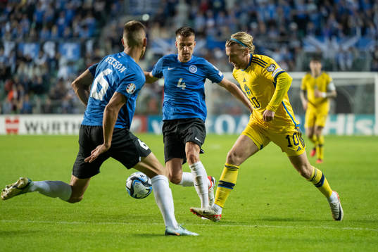 Rasmus Peetson and Mattias Käit of Estonia against Emil