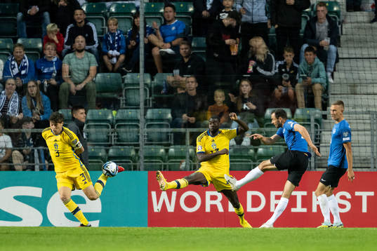 Victor Nilsson Lindelöf and Ken Sema of Sweden against