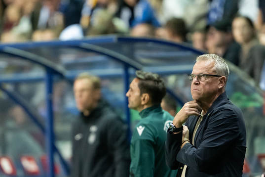 head coach Janne Andersson of Sweden