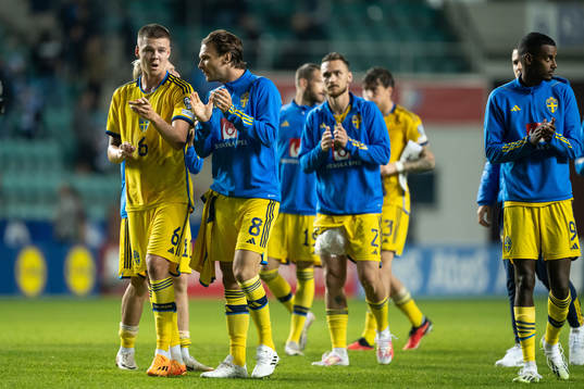 Emil Holm and Albin Ekdal of Sweden