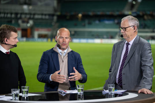Erik Niva, Fredrik Ljungberg and Lars Lagerbäck in