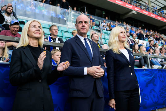 Fredrik Reinfeldt, president of the Swedish Football