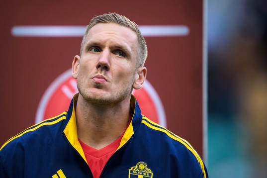 Goalkeeper Robin Olsen of Sweden