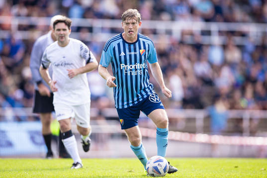 Djurgårdens Jesper Blomqvist i en legendarmatch mellan