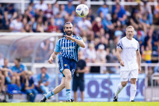 Djurgårdens Abgar Barsom i en legendarmatch mellan