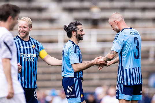 Djurgårdens Abgar Barsom jublar