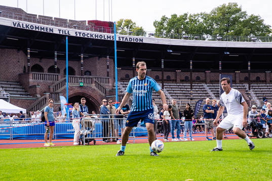 Djurgårdens Joel Riddez i en legendarmatch mellan
