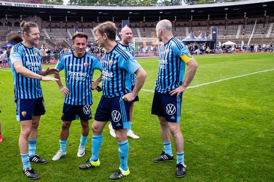 Djurgårdens Lolo Chanko och Jesper Blomqvist