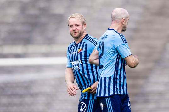 Djurgårdens Patrik Eriksson-Ohlsson och Markus Karlsson