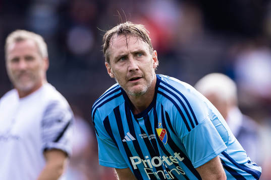 Djurgårdens Andreas Johansson i en legendarmatch mellan