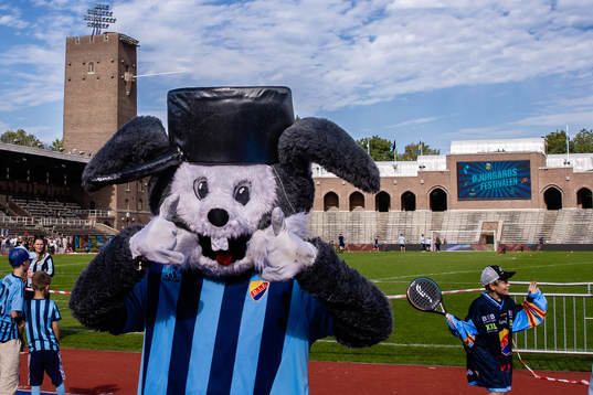 Djurgårdens maskot Järnkaninen