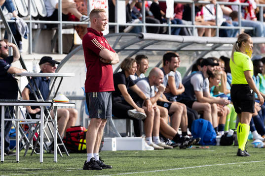 Head coach Jonas Eidevall of Arsenal