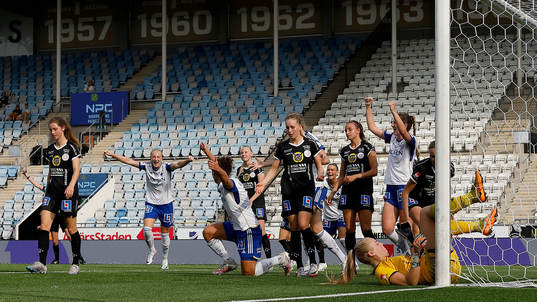 Mål 1-0 av IFK Norrköpings Shannon Woeller
