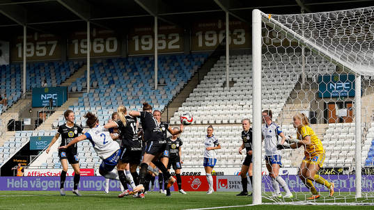 Mål 1-0 av IFK Norrköpings Shannon Woeller