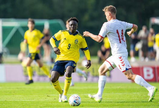 Kalipha Jawla of Sweden and Mikkel Kristensen of Denmark