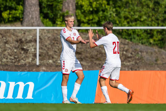 Victor Froholdt of Denmark celebrates