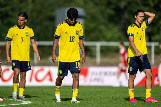 Simon Sjöholm, Noel Sernelius and Neo Lindén of Sweden