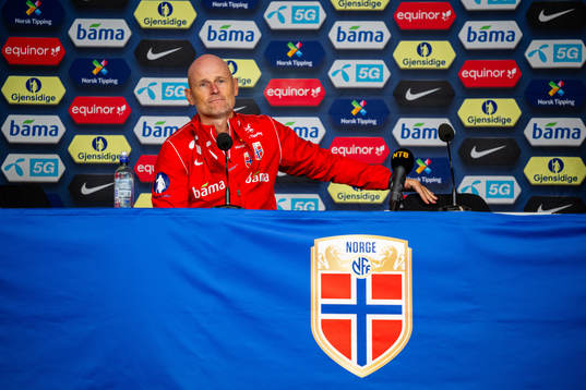 Ståle Solbakken, head coach of the Norwegian national