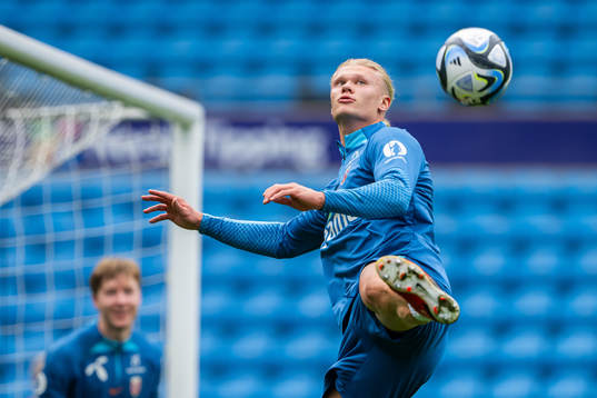 Erling Braut Haaland of the Norwegian national football team