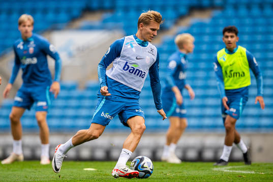 Martin Ødegaard of the Norwegian national football team