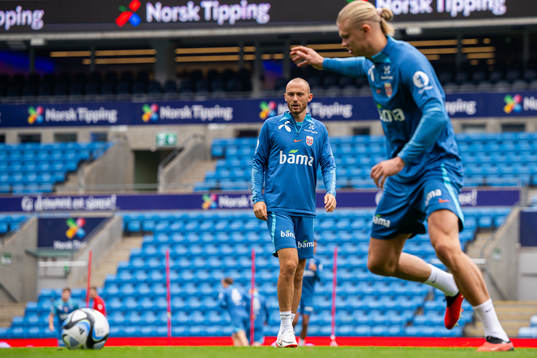 Fredrik Aursnes of the Norwegian national football team