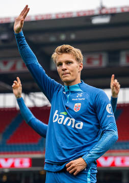 Martin Ødegaard of the Norwegian national football team