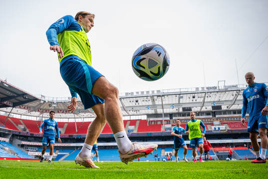 Marcus Holmgren Pedersen of the Norwegian national football