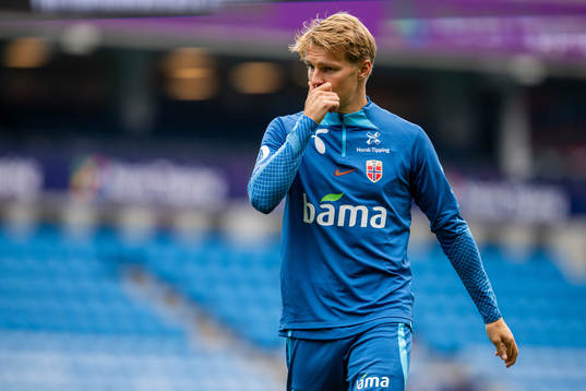 Martin Ødegaard of the Norwegian national football team